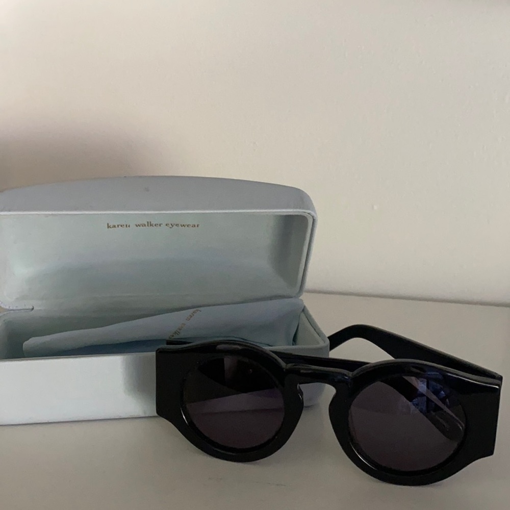 Karen Walker Blue Moon Sunglasses seen on Beyoncé